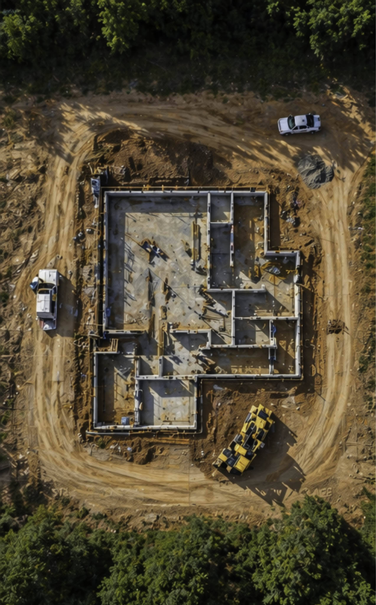 Construction progress media
